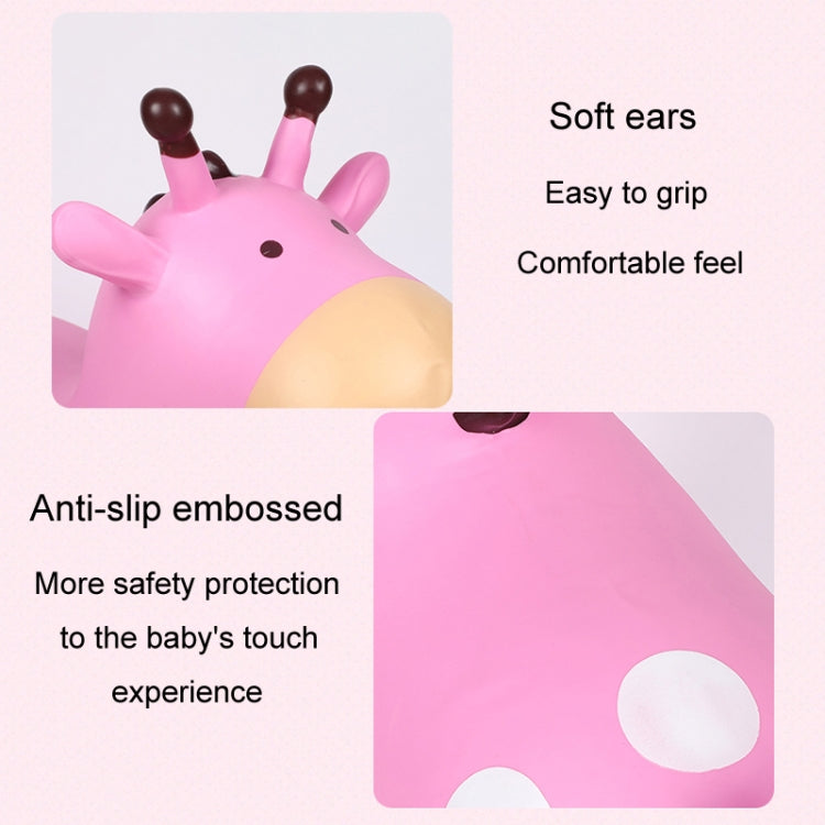 Kids Entertainment Deer Wizard Jumping Horse Rider Baby Outdoor Inflatable Toys(Pink) - Toy Sports by PMC Jewellery | Online Shopping South Africa | PMC Jewellery | Buy Now Pay Later Mobicred