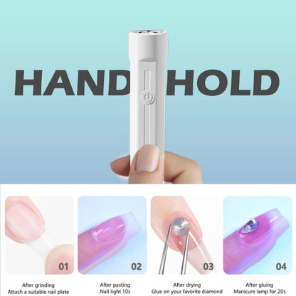 Small Portable Handheld Nail Polish Light Therapy Machine, Model: Plug-in - Nail Dryers by PMC Jewellery | Online Shopping South Africa | PMC Jewellery | Buy Now Pay Later Mobicred