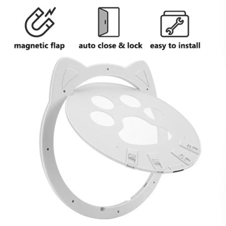 Pet Screen Door Two Way Access Magnetic Closing Cat Door Pet Products(Black) - Pet Screen Doors by PMC TechLife | Online Shopping South Africa | PMC TechLife | Buy Now Pay Later Mobicred