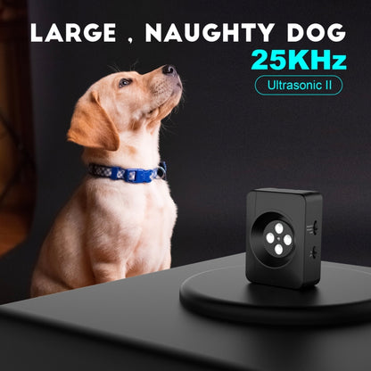 Anti Barking Device for Dogs With 4 Enhanced Ultrasonic Transmitter 3 Adjustable Levels(Black) - Training Aids by PMC Jewellery | Online Shopping South Africa | PMC Jewellery | Buy Now Pay Later Mobicred