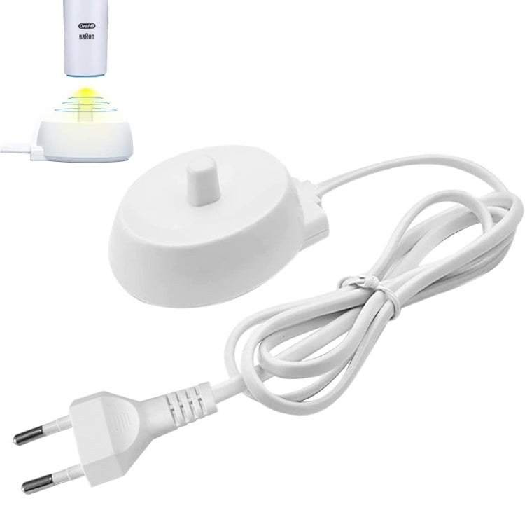 3757 Charger For Braun Oral B D12 D16 D20 D36 Electric Toothbrush���EU Plug - Toothbrushes by PMC TechLife | Online Shopping South Africa | PMC TechLife | Buy Now Pay Later Mobicred