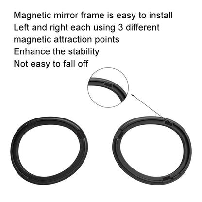 For Apple Vision Pro Magnetic Frame VR Glasses Smart Accessories, Style: 1.67 Refractive Index Frame+400 Degree Anti-blue Light Lens - VR Accessories by PMC Jewellery | Online Shopping South Africa | PMC Jewellery | Buy Now Pay Later Mobicred