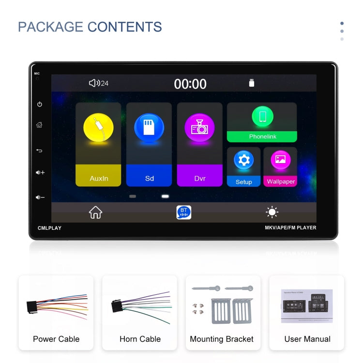 9 Inch Disassembly Screen MP5 Player Android Wireless CarPlay Reversing Image Integrated Machine(Standard) - Car MP3 & MP4 & MP5 by PMC Jewellery | Online Shopping South Africa | PMC Jewellery | Buy Now Pay Later Mobicred