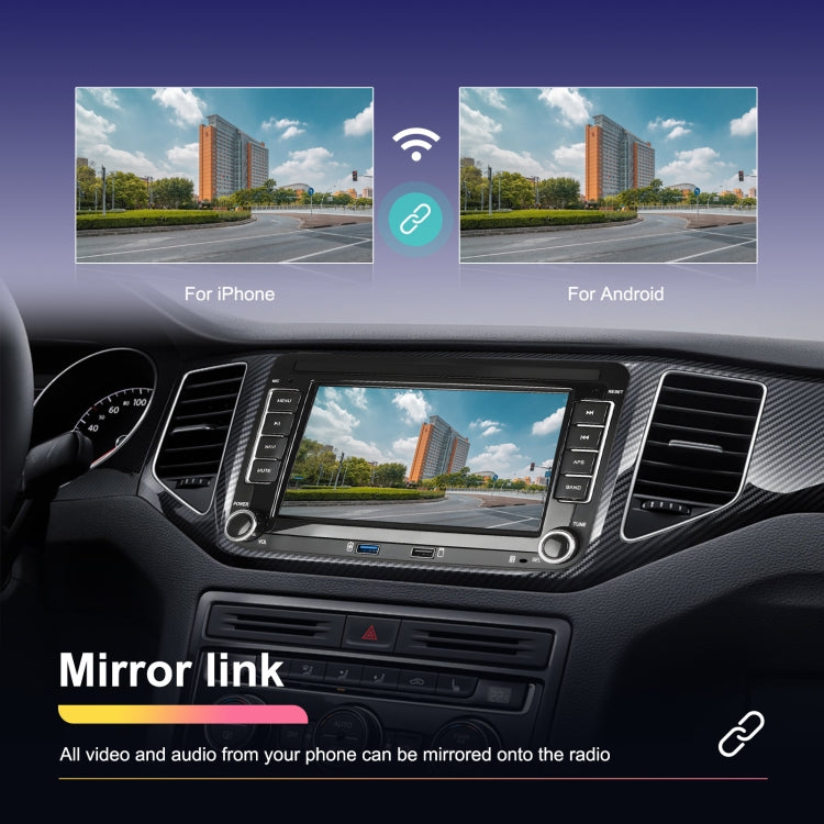 For Volkswagen/Skoda 1+32G Player Large Screen Carplay Android Navigation Reversing Camera Integrated Machine(Standard) - Car MP3 & MP4 & MP5 by PMC Jewellery | Online Shopping South Africa | PMC Jewellery | Buy Now Pay Later Mobicred