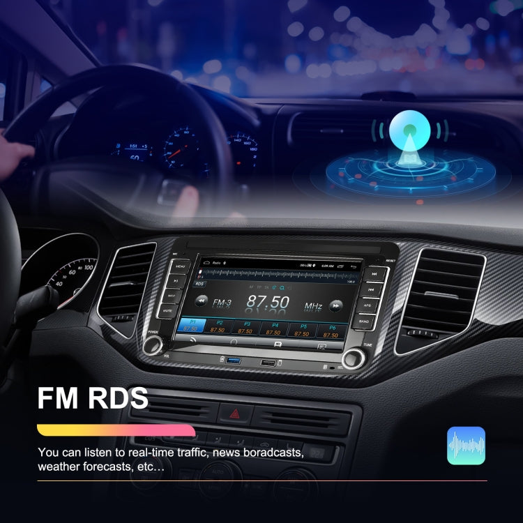 For Volkswagen/Skoda 2+64G Player Large Screen Carplay Android Navigation Reversing Camera Integrated Machine(Standard) - Car MP3 & MP4 & MP5 by PMC TechLife | Online Shopping South Africa | PMC TechLife | Buy Now Pay Later Mobicred