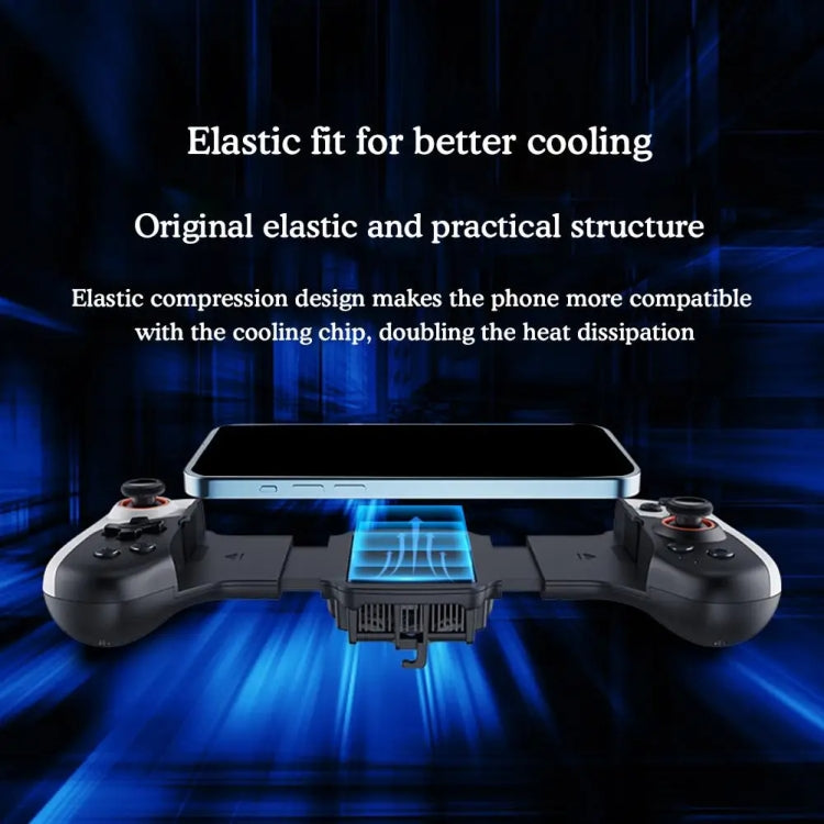 Mobile Phone Gaming Controller with Cooler & 2 Back Button Macro Programmable(Black) - Controller Gamepad by PMC TechLife | Online Shopping South Africa | PMC TechLife