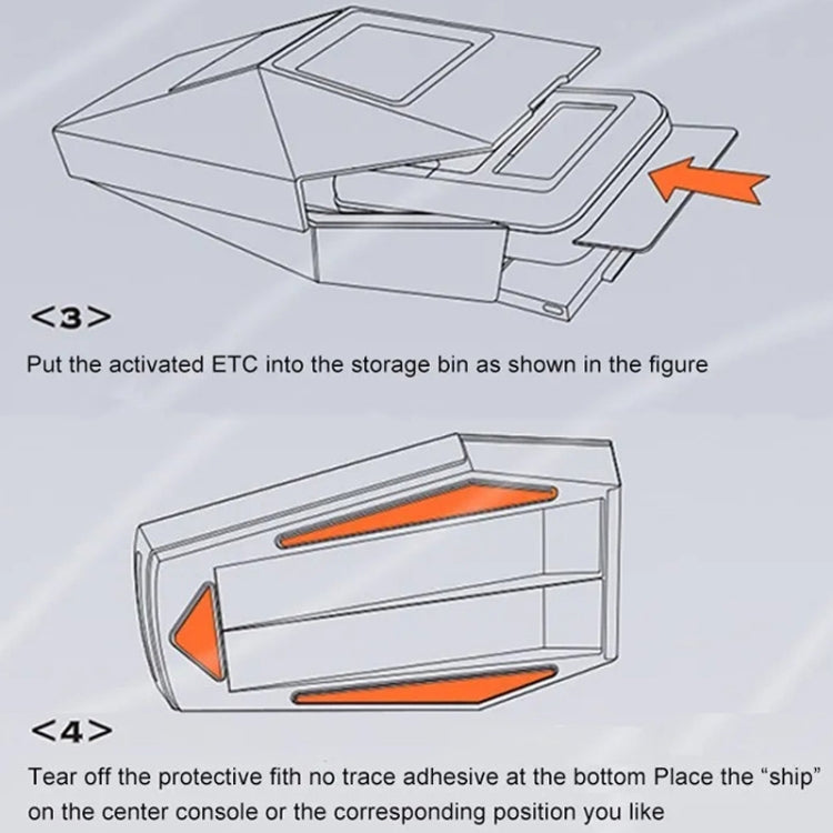 Car ETC Bracket Organizer Automotive Removable Center Console Ornament, Model: Speed Version - Stowing Tidying by PMC TechLife | Online Shopping South Africa | PMC TechLife | Buy Now Pay Later Mobicred