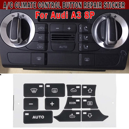 For Audi A3 Air Conditioning Panel Repair Sticker - Decorative Sticker by PMC Jewellery | Online Shopping South Africa | PMC Jewellery | Buy Now Pay Later Mobicred