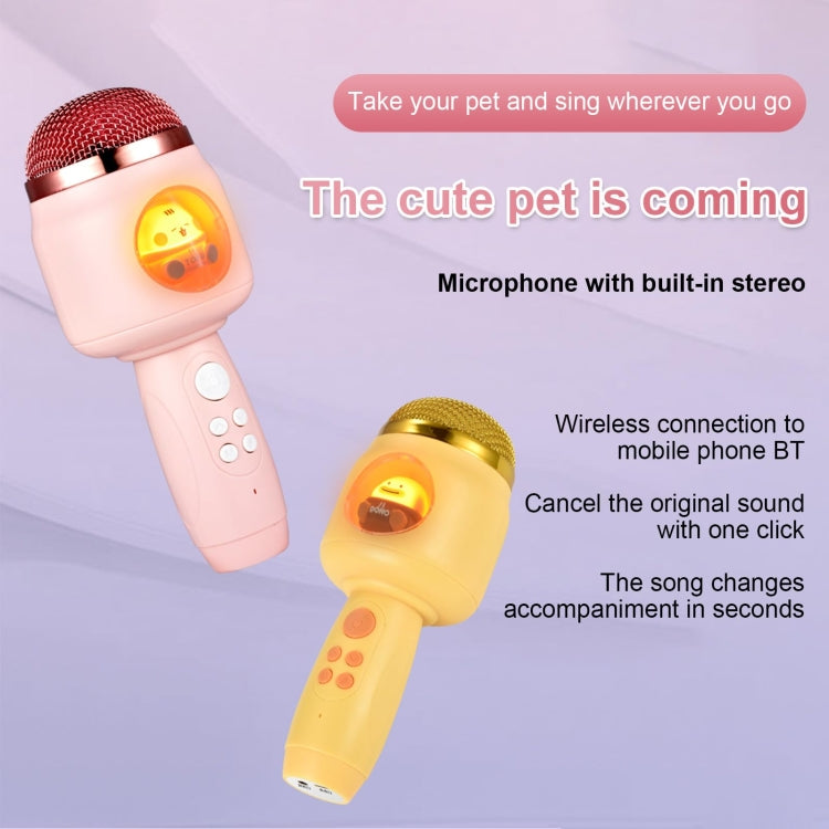 ICARER FAMILY F816 Karaoke Microphone Speaker Home Bluetooth Wireless Microphone(Pink) - free shipping - PMC TechLife - Order now!