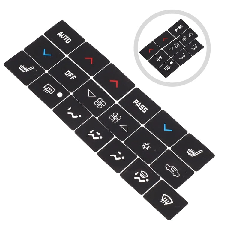 For Buick 2005-2009 Car Air Conditioning Button Repair Sticker - free shipping - PMC TechLife - Order now!