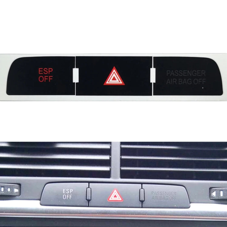 For Audi Q7 Emergency/Double Flash Button Repair Sticker - Decorative Sticker by PMC TechLife | Online Shopping South Africa | PMC TechLife | Buy Now Pay Later Mobicred