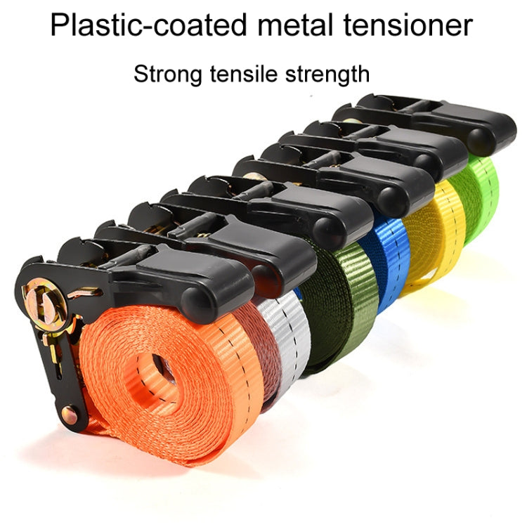 Motorcycle Ratchet Tensioner Cargo Bundling And Luggage Fixing Straps, Specification: Black 1m - Towing Bars by PMC TechLife | Online Shopping South Africa | PMC TechLife | Buy Now Pay Later Mobicred