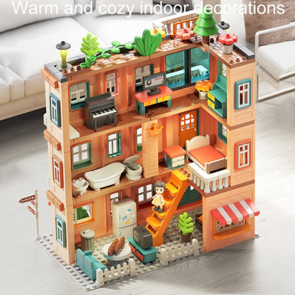 382pcs /Box Children Household Large Pellet Building Blocks Villa Castle Assembly Toys - Pretend Play Toys by PMC Jewellery | Online Shopping South Africa | PMC Jewellery | Buy Now Pay Later Mobicred