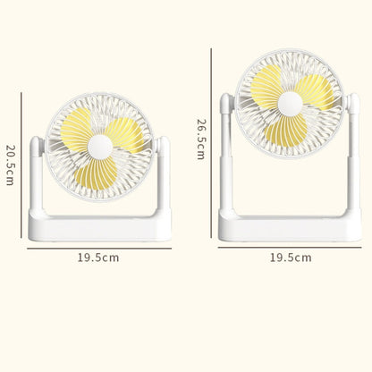 Portable Retractable USB Home Desktop Fan Large Wind Power Outdoor Ceiling Fan, Model: Charging Model - Electric Fans by PMC Jewellery | Online Shopping South Africa | PMC Jewellery | Buy Now Pay Later Mobicred