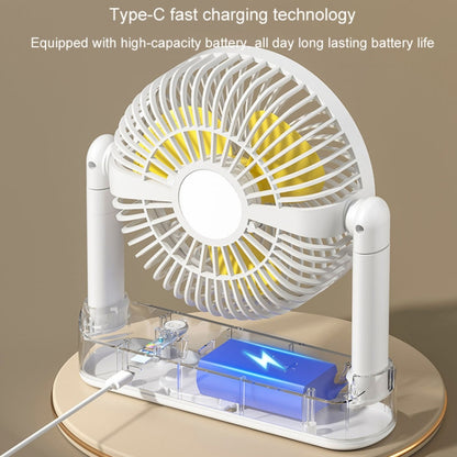 Portable Retractable USB Home Desktop Fan Large Wind Power Outdoor Ceiling Fan, Model: Charging Model - Electric Fans by PMC Jewellery | Online Shopping South Africa | PMC Jewellery | Buy Now Pay Later Mobicred