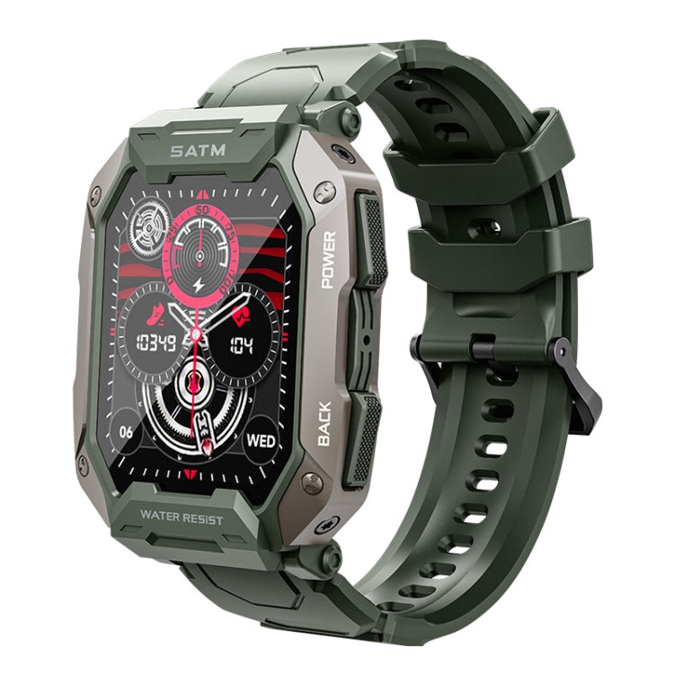 C20Plus 1.81-inch Health Monitoring Waterproof Bluetooth Call Smart Watch, Color: Green - Smart Watches by PMC Jewellery | Online Shopping South Africa | PMC Jewellery | Buy Now Pay Later Mobicred