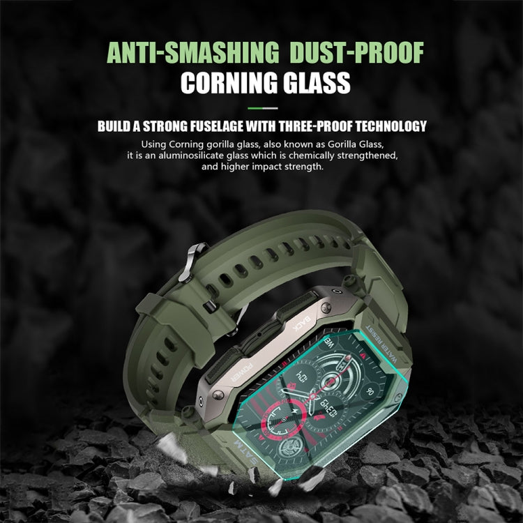 C20Plus 1.81-inch Health Monitoring Waterproof Bluetooth Call Smart Watch, Color: Green - Smart Watches by PMC Jewellery | Online Shopping South Africa | PMC Jewellery | Buy Now Pay Later Mobicred