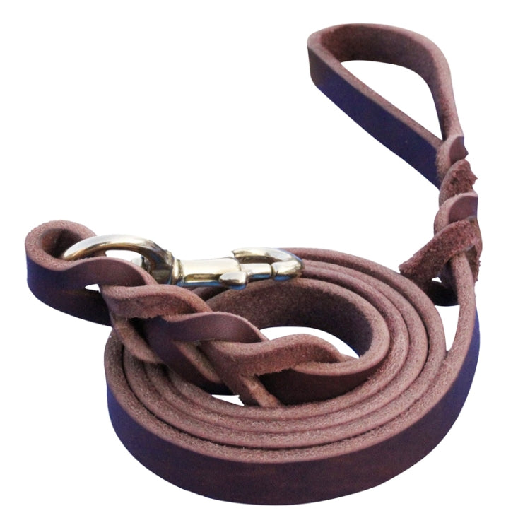 1.2 x 200cm Pet Outing Cowhide Towing Leash Dog Training Harness(Iron Hook) - free shipping - PMC TechLife - Order now!