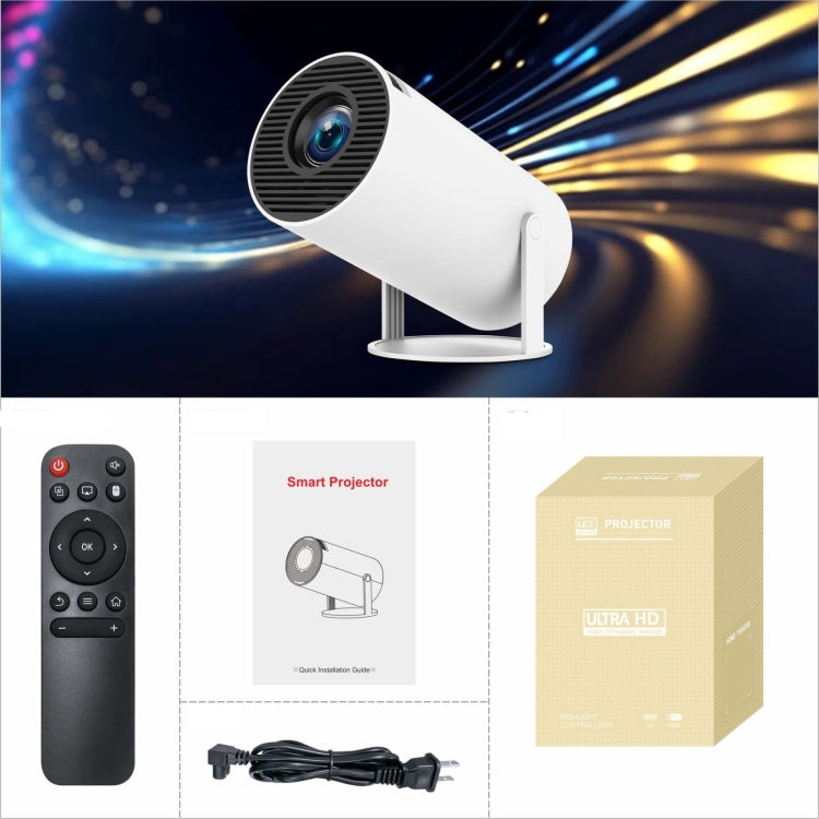 HY300 PRO Smart Projector Android 11.0 System 120 Lumen Portable Projector(US Plug) - Mini Projector by PMC Jewellery | Online Shopping South Africa | PMC Jewellery | Buy Now Pay Later Mobicred