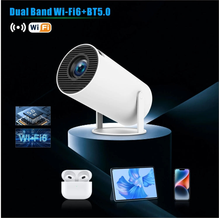 HY300 PRO Smart Projector Android 11.0 System 120 Lumen Portable Projector(UK Plug) - Mini Projector by PMC Jewellery | Online Shopping South Africa | PMC Jewellery | Buy Now Pay Later Mobicred