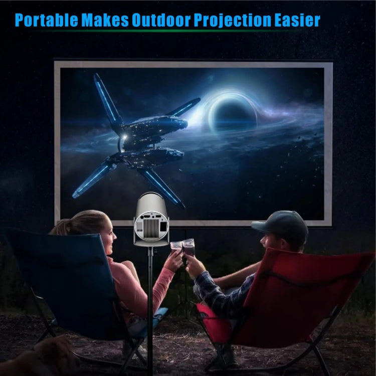 HY300 PRO Smart Projector Android 11.0 System 120 Lumen Portable Projector(EU Plug) - Mini Projector by PMC Jewellery | Online Shopping South Africa | PMC Jewellery | Buy Now Pay Later Mobicred