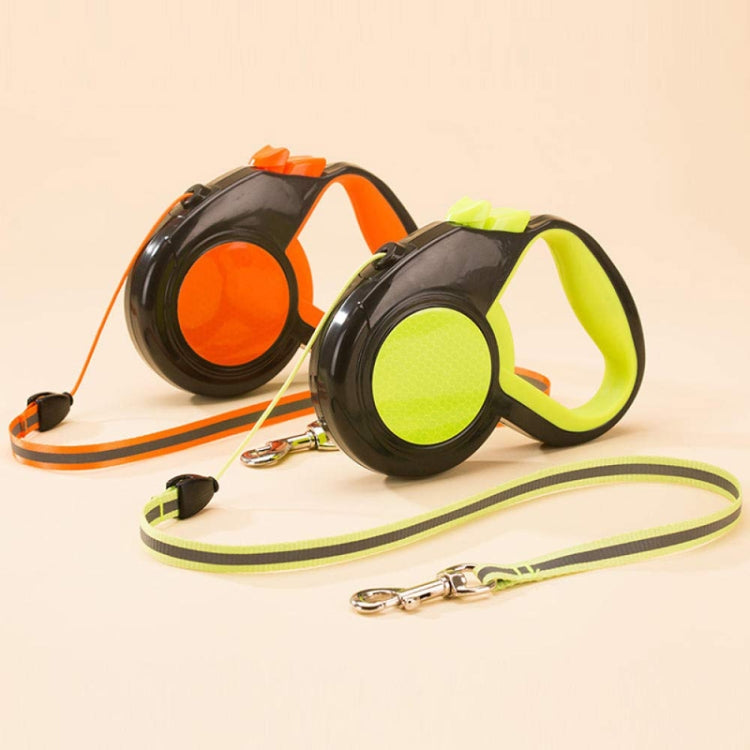 5m Pet Automatic Retractable Towing Leash Night Reflective Dog Walking Tractor(Green) - Leashes & Chest Strap by PMC TechLife | Online Shopping South Africa | PMC TechLife | Buy Now Pay Later Mobicred
