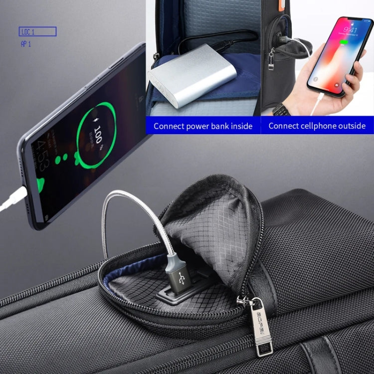 Bopai 61-121601 Large Capacity Waterproof Business Laptop Backpack With USB+Type-C Port(Black) - free shipping - PMC Jewellery - Order now!