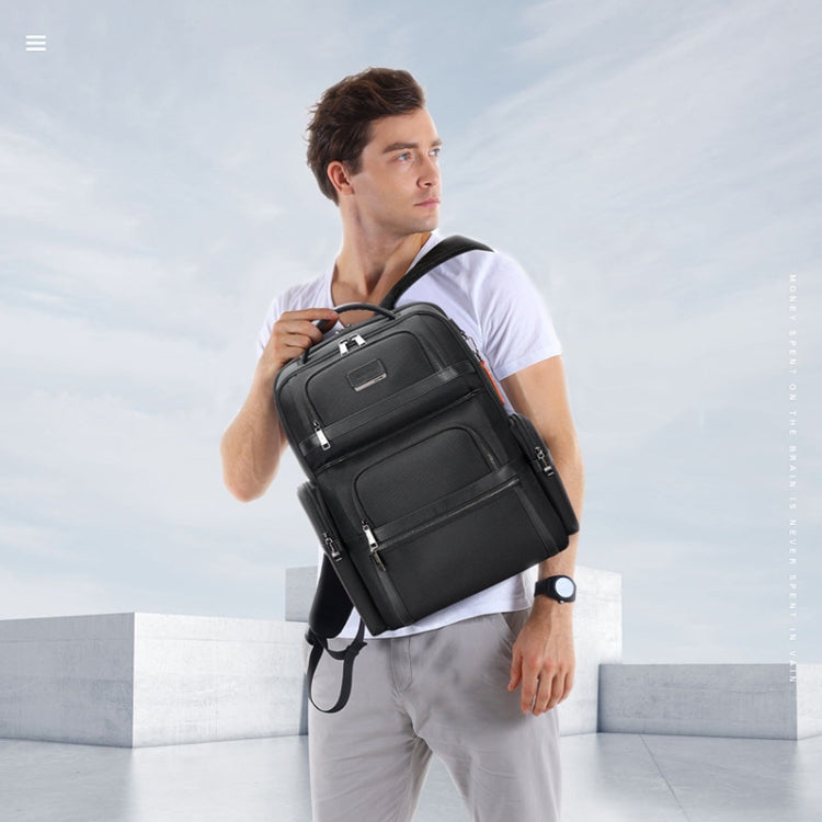 Bopai 61-121601 Large Capacity Waterproof Business Laptop Backpack With USB+Type-C Port(Black) - free shipping - PMC Jewellery - Order now!