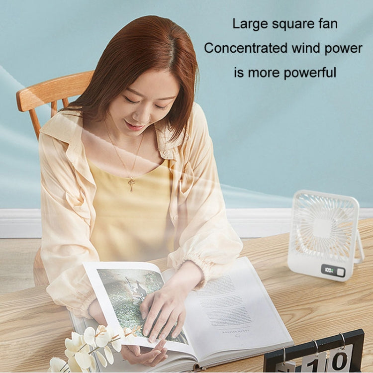 Home Desktop Wall Mounted Fan USB Portable Desktop Mini Fan(White) - Electric Fans by PMC TechLife | Online Shopping South Africa | PMC TechLife | Buy Now Pay Later Mobicred