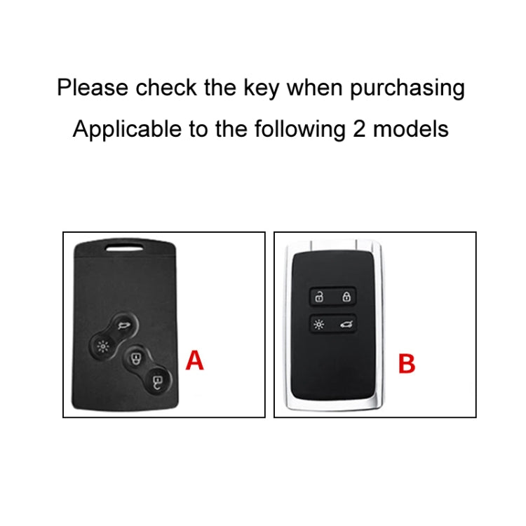 For Renault Car Key Cover Multifunctional Keychain Anti-lost Number Plate(B) - Car Key Cases by PMC Jewellery | Online Shopping South Africa | PMC Jewellery | Buy Now Pay Later Mobicred