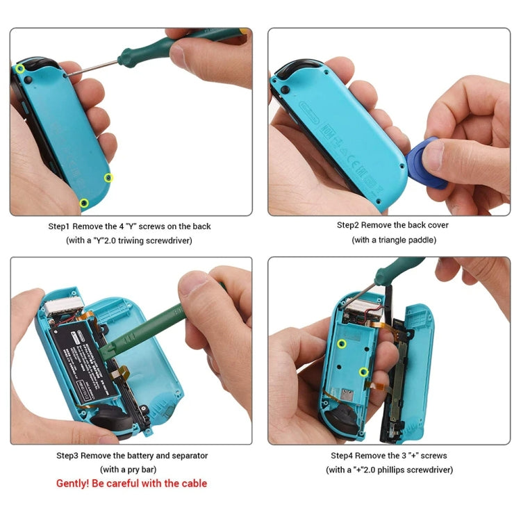 32 In 1 Kit For Nintendo Switch Joycon Joystick Thumb Stick Repair Tool - Switch Spare Parts by PMC TechLife | Online Shopping South Africa | PMC TechLife | Buy Now Pay Later Mobicred