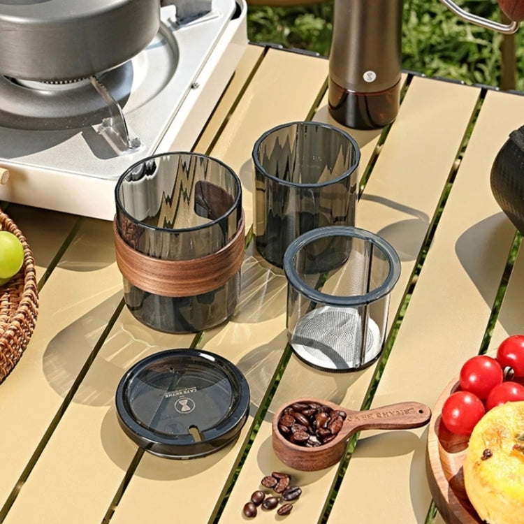 3 In 1 Pour Over Coffee Maker with Filter Cup for Camping Travel Office With Bag Brown - free shipping - PMC TechLife - Order now!
