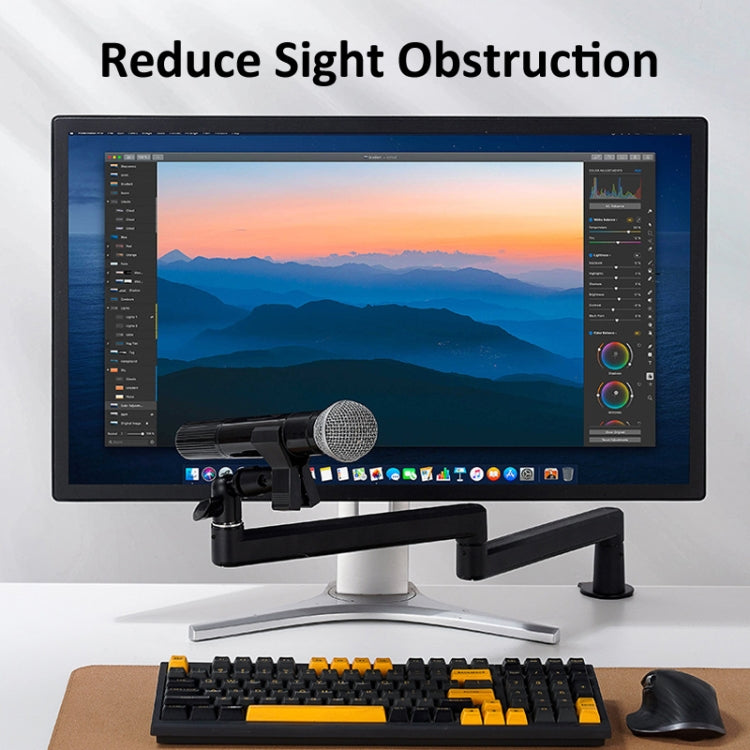 Microphone Stand Desk Mount 360 Degree Adjustable Cantilever Holder - Stand by PMC TechLife | Online Shopping South Africa | PMC TechLife | Buy Now Pay Later Mobicred