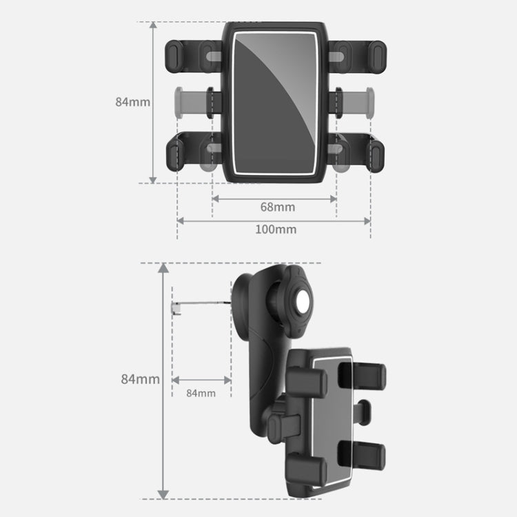 Car Multifunctional 360-degree Rotating Mobile Phone Holder(Air Outlet Model) - Car Holders by PMC TechLife | Online Shopping South Africa | PMC TechLife | Buy Now Pay Later Mobicred