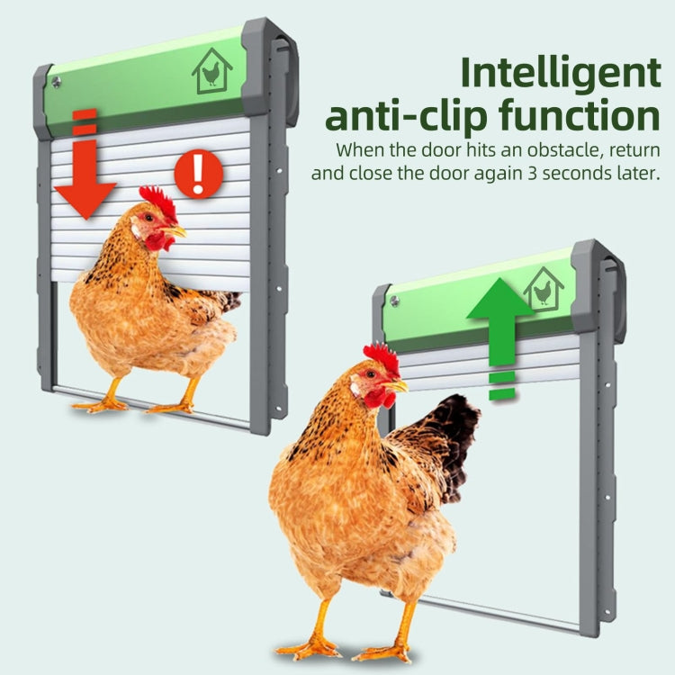 Solar Powered Automatic Chicken Coop Door 4 Modes Automatic Chicken Door with Remote Control - Pet Screen Doors by PMC TechLife | Online Shopping South Africa | PMC TechLife | Buy Now Pay Later Mobicred