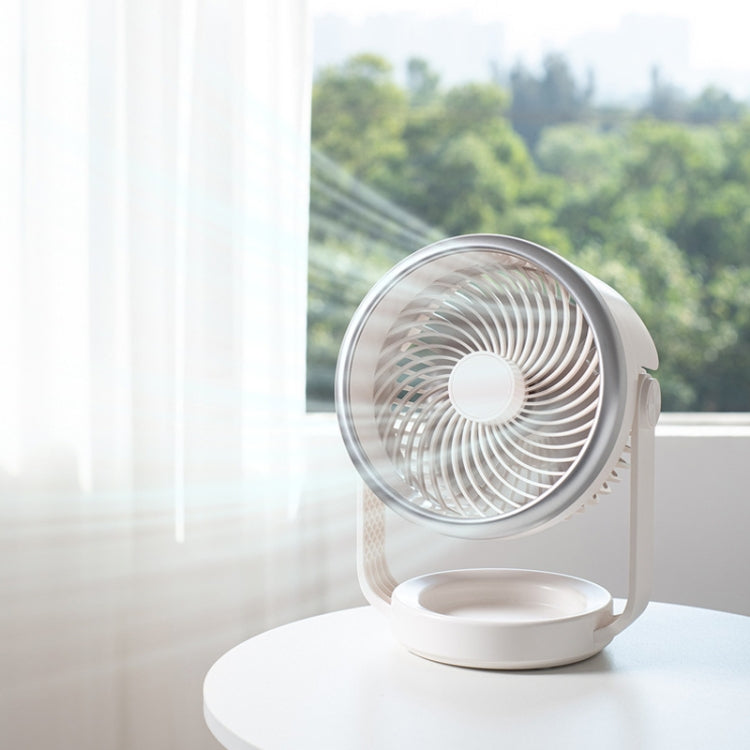 Air Circulating Fan USB Charging Desktop Quiet Fan(White) - Electric Fans by PMC TechLife | Online Shopping South Africa | PMC TechLife | Buy Now Pay Later Mobicred