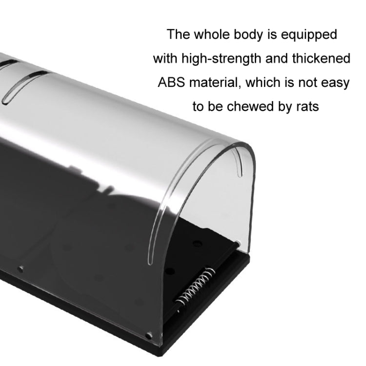 Household Transparent Plastic Highly Sensitive Automatic Pedal Mousetrap(SJZ034) - Traps by PMC TechLife | Online Shopping South Africa | PMC TechLife | Buy Now Pay Later Mobicred