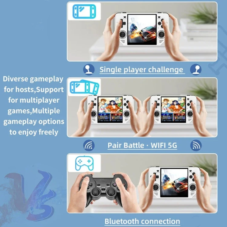 POWKIDDY RGB30  4 Inch IPS Screen Handheld Game Console Built In WIFI＋Bluetooth 16GB+64GB(Black) - free shipping - PMC Jewellery - Order now!
