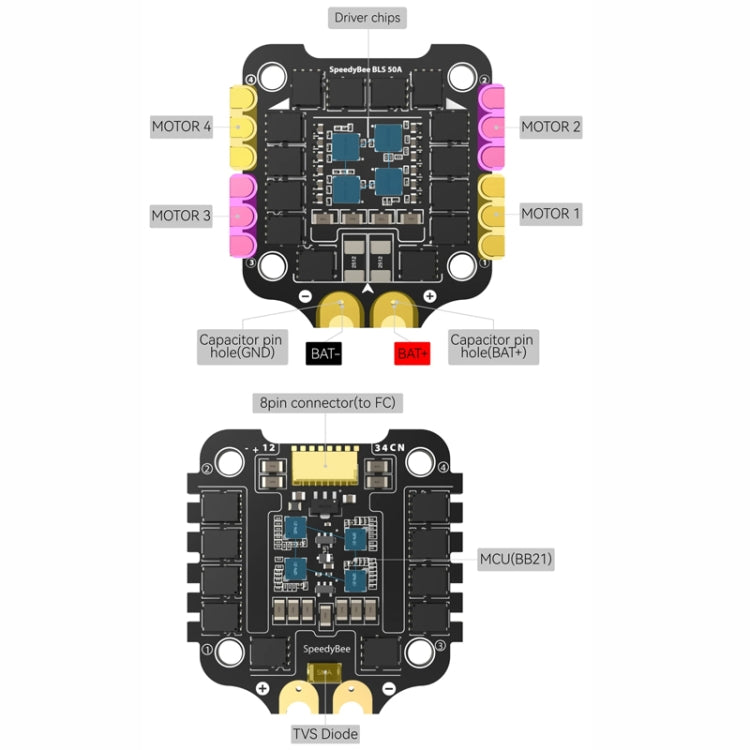 SpeedyBee F405 V3 50A Stack 3-6S Lipo Barometer For RC Drone - Flight Controller by PMC Jewellery | Online Shopping South Africa | PMC Jewellery | Buy Now Pay Later Mobicred