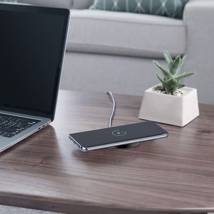DSW-36B Mobile Phone Wireless Charger Mini 15W Fast Charging Type-C Round QI - free shipping - PMC Jewellery - Order now!