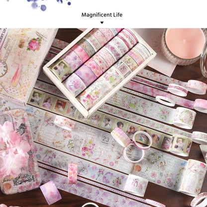 27rolls /Box Long Season Washi Tape DIY Scrapbook Stickers(Glamorous Life) - Handbook Decorative Stickers by PMC Jewellery | Online Shopping South Africa | PMC Jewellery | Buy Now Pay Later Mobicred