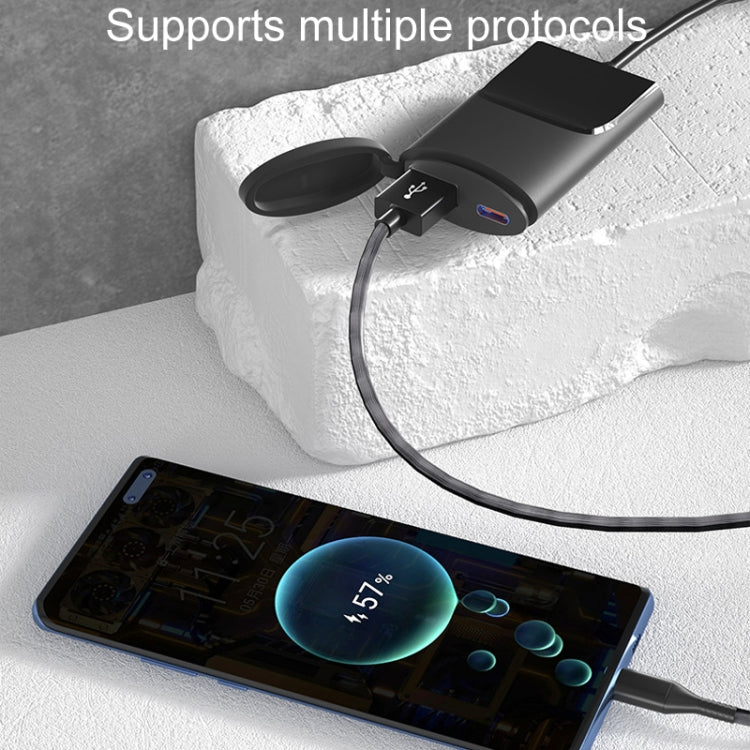 Fast Charging Dual-USB QC3.0 Motorcycle Cell Phone Charger - Battery Charger by PMC TechLife | Online Shopping South Africa | PMC TechLife | Buy Now Pay Later Mobicred