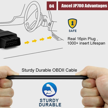 Ancel JOBD+EOBD/OBD-II Car Error Code Diagnostic scanner - Code Readers & Scan Tools by Ancel | Online Shopping South Africa | PMC Jewellery | Buy Now Pay Later Mobicred