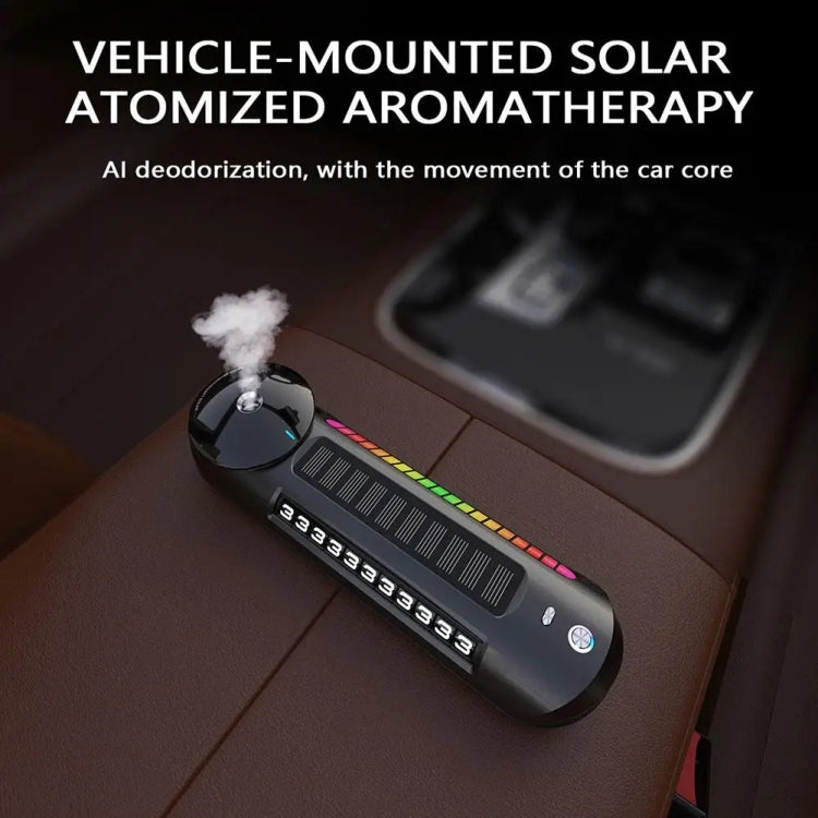 Solar Car Smart Spray Aromatherapy Machine Parking Sign(Gray) - Air Freshener by PMC TechLife | Online Shopping South Africa | PMC TechLife | Buy Now Pay Later Mobicred