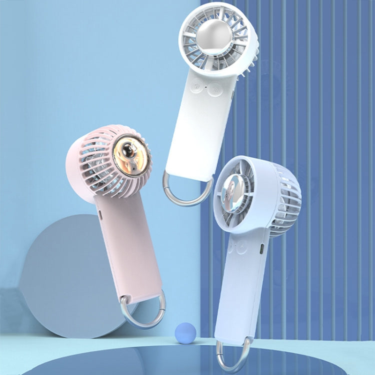 Outdoor Handheld Ice Air Conditioning Fan Astronaut Night Light Semiconductor Cooling Fan(White) - Electric Fans by PMC TechLife | Online Shopping South Africa | PMC TechLife | Buy Now Pay Later Mobicred