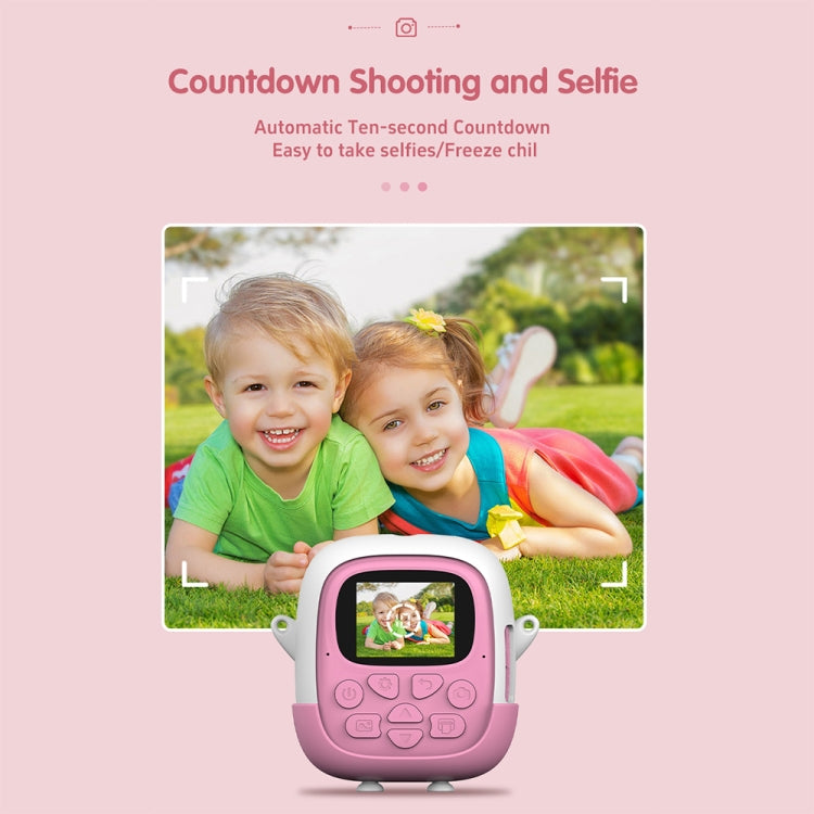 A19B 2.0-Inch 720P HD Reversible Camera Cartoon Children Mini Digital Printing Camera(Pink) - Children Cameras by PMC Jewellery | Online Shopping South Africa | PMC Jewellery | Buy Now Pay Later Mobicred