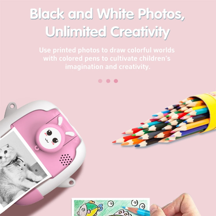 A19B 2.0-Inch 720P HD Reversible Camera Cartoon Children Mini Digital Printing Camera(Pink) - Children Cameras by PMC Jewellery | Online Shopping South Africa | PMC Jewellery | Buy Now Pay Later Mobicred