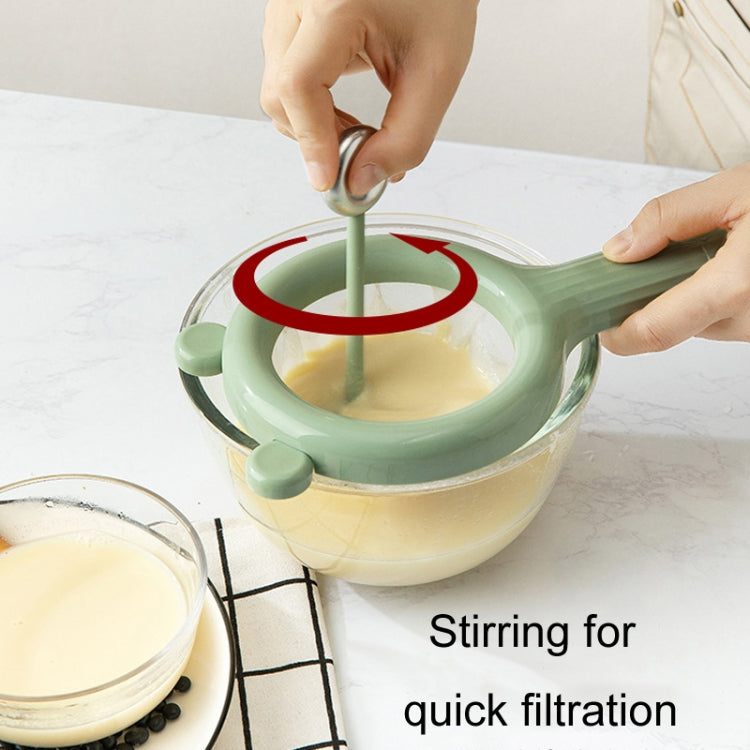 Household Soymilk Strainer Kitchen Juicer Residue Filter(Green) - Filters by PMc TechLife | Online Shopping South Africa | PMc TechLife | Buy Now Pay Later Mobicred