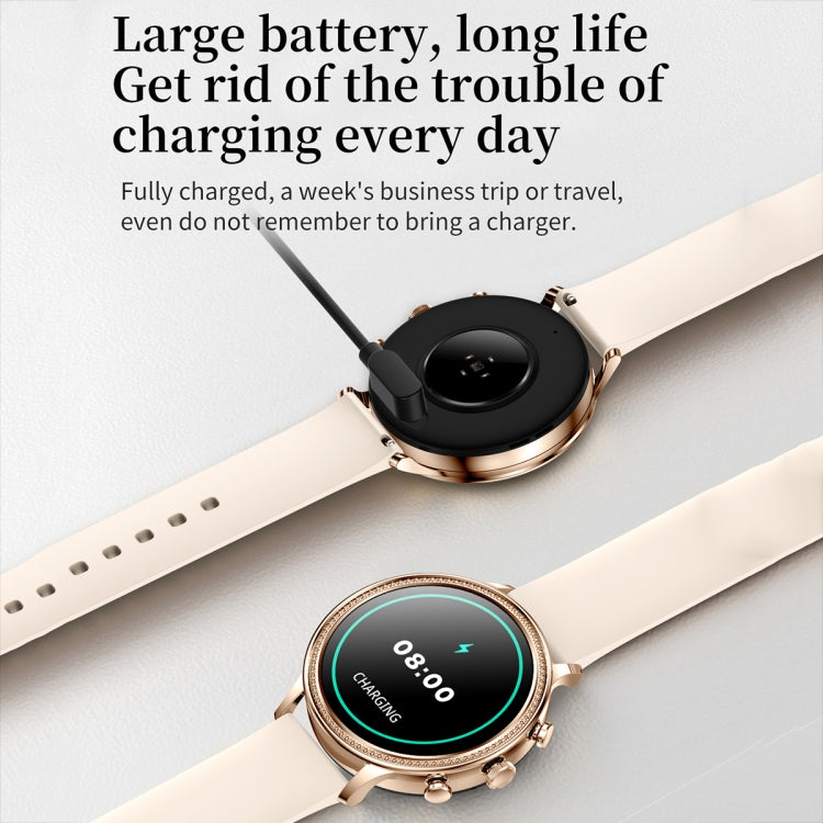 V60 1.39 Inch Health Monitoring Multifunctional Waterproof Bluetooth Call Smart Watch, Color: Black Steel - Smart Watches by PMC Jewellery | Online Shopping South Africa | PMC Jewellery | Buy Now Pay Later Mobicred