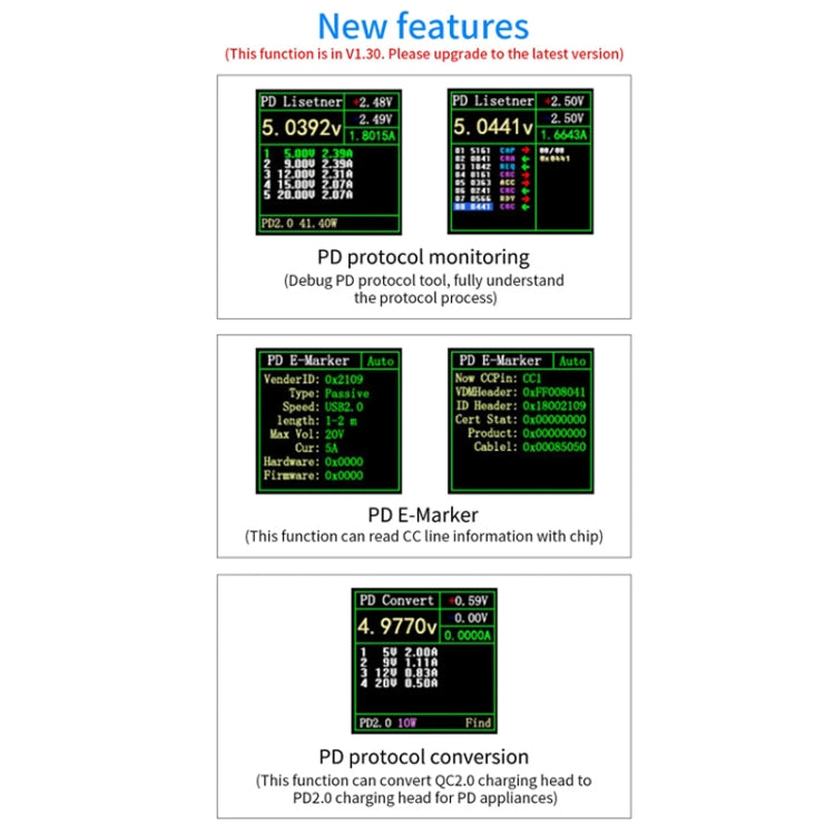 FNIRSI FNB38 USB Voltage And Current Meter Capacity Fast Charging Protocol Tester(Black) - Current & Voltage Tester by FNIRSI | Online Shopping South Africa | PMC TechLife | Buy Now Pay Later Mobicred
